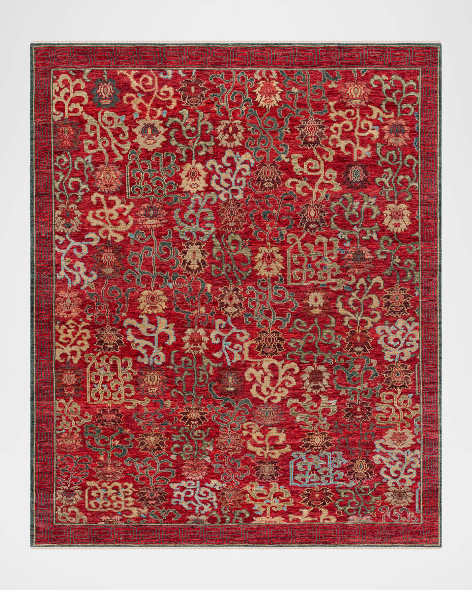 Sultanabad Hand-Knotted Rug, 6' x 9'